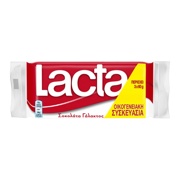 Milchschokolade (3x60g) Lacta - Araxxon